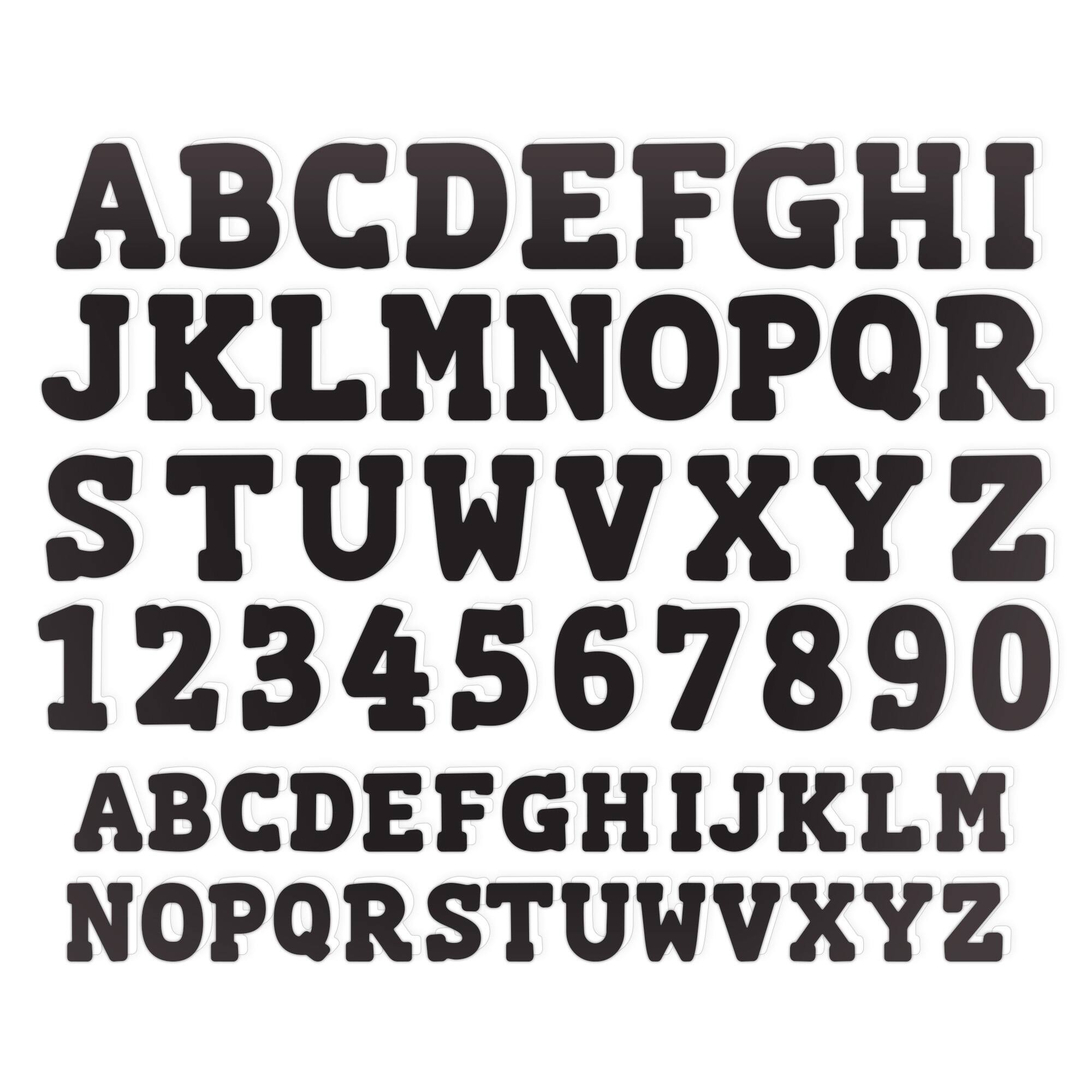 ArtSkills® 2.5" to 4" Black 160 Piece Paper Poster Letter Set